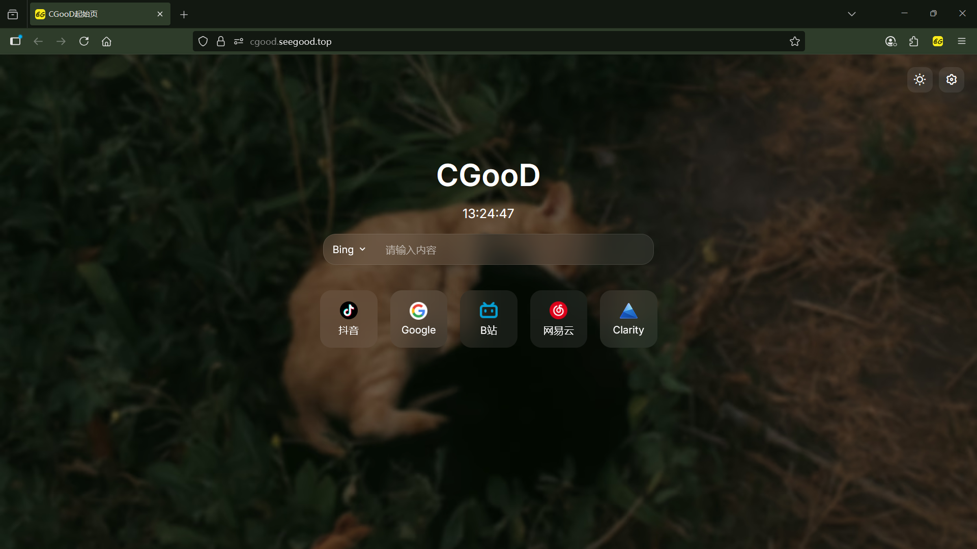 CGooD起始页 桌面端预览